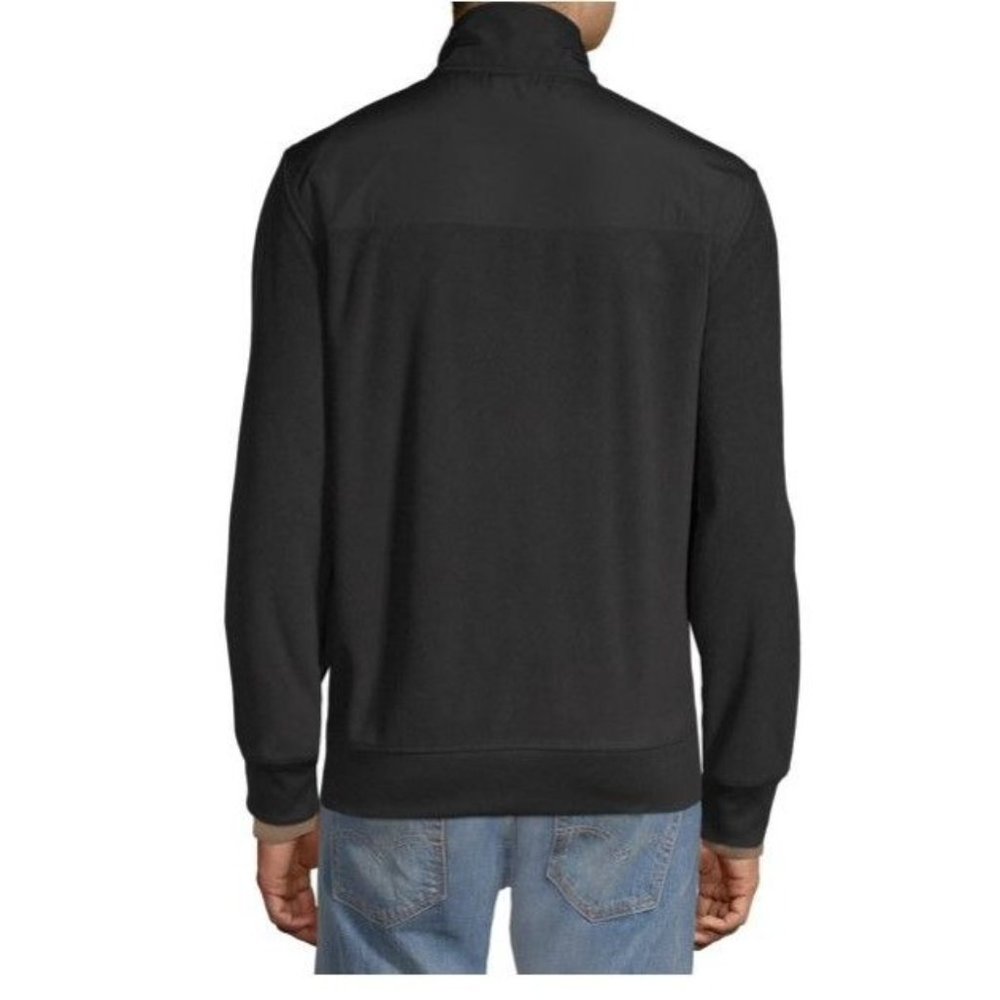 Russell Mens Microfleece Jacket in Black 2XL Big and Tall Jacket - Picture 2 of 9
